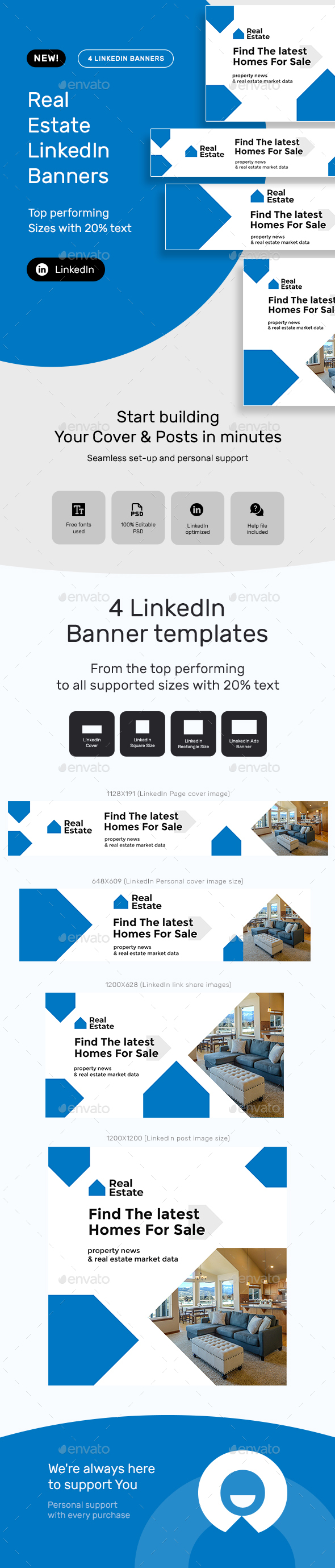 Linkedin Banner Graphics Designs Templates From Graphicriver