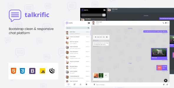 talkrific - Clean & responsive Chat Platform