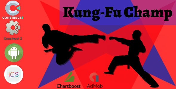 Kung-Fu Champ Construct 2 - Construct 3 CAPX Game