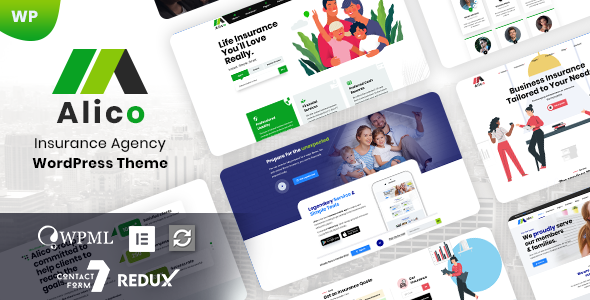 Alico – Insurance Agency WordPress Theme Preview