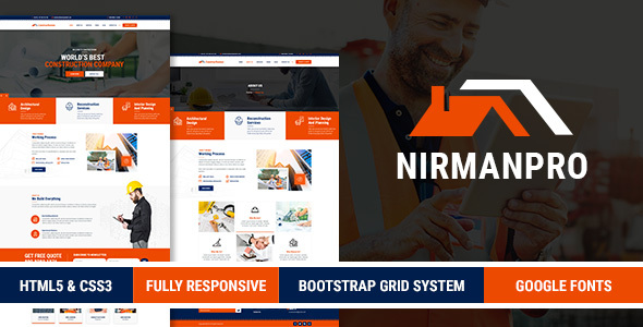 NirmanPro -  Construction & Industrial HTML5 Template