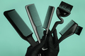 Composition with scissors and other hairdresser's accessories - PhotoDune Item for Sale