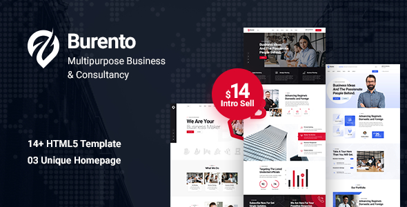 Burento - MultiPurpose Business HTML5 Template