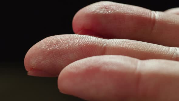 Hand Skin Texture Closeup