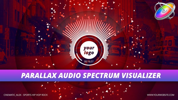 Audio Visualizer - Parallax Circles alt