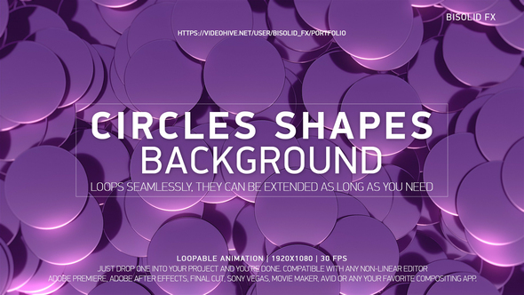 Circles Shapes Background