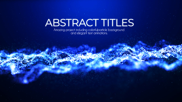 Abstract Particles Titles