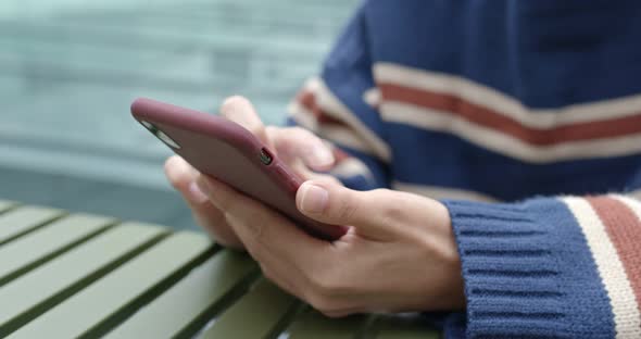 Woman Use Mobile Phone