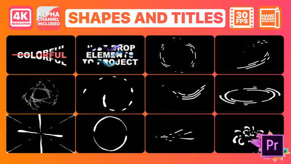 Shapes And Titles | Premiere Pro MOGRT