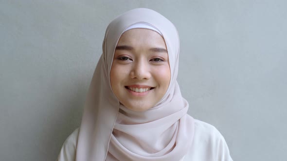 Portrait of a Young Asian Muslim Woman 04