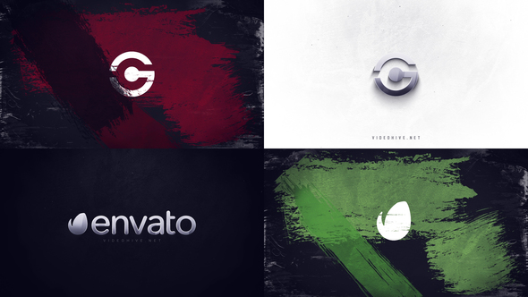 Simple Brush Logo Reveal alt