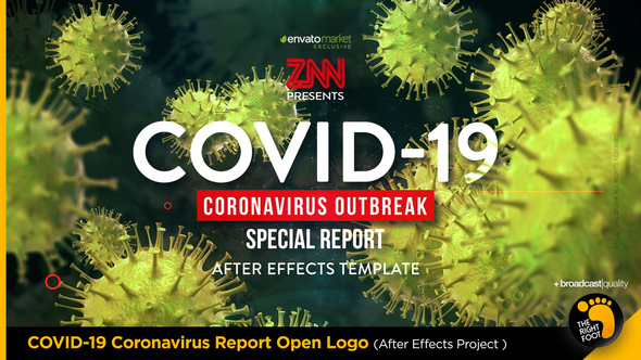 COVID-19 Coronavirus Report Open Logo