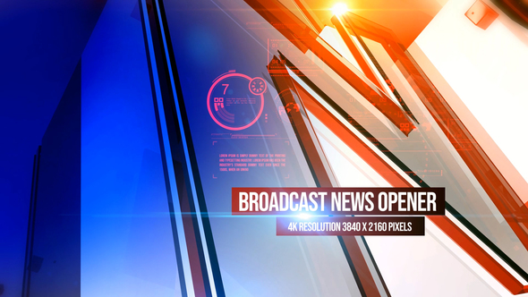 Broadcast News Opener 4K