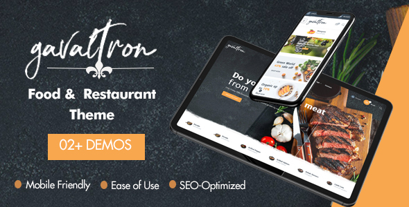 Galvatron Food PrestaShop Theme for Restaurant & Grocery