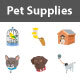 Pet Supplies Color Vector Icons - GraphicRiver Item for Sale