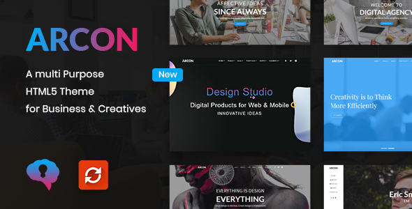 Arcon - Creative Multi-Purpose HTML Template