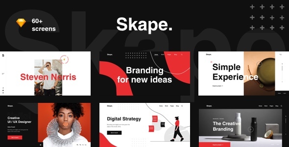 Skape - Creative & Modern Agency Sketch Template