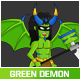 Green Demon Character - GraphicRiver Item for Sale
