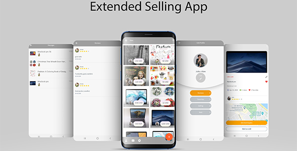 Extended Selling App With Firebase Realtime And Admin Panel