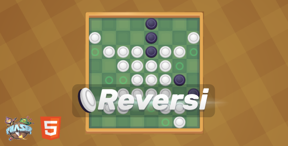 Reversi - Html5 Board Game (Phaser 3)