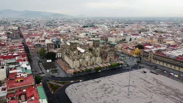 Metropolitan Cathedral of Mexico city, house of god of Catholic people