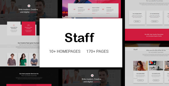 Staff | Multi-Purpose Drupal 8.9 Theme