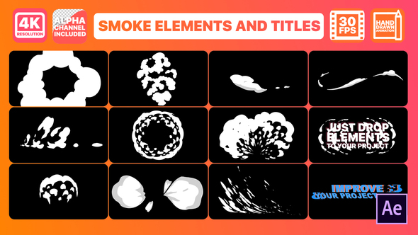 Smoke And Titles | After Effects