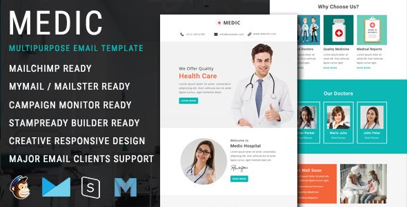 Medic - Multipurpose Responsive Email Template
