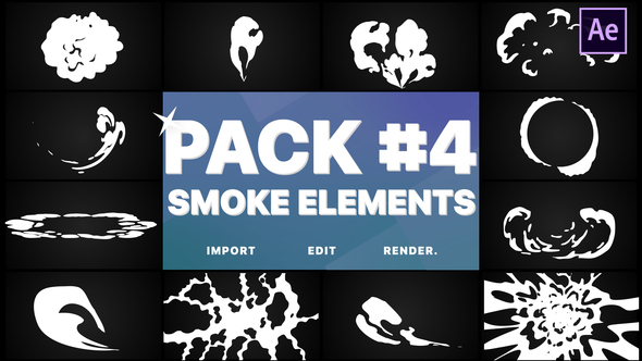 Smoke Elements Pack 04 | After Effects