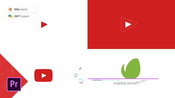 Clean Youtube Logo | Premiere Pro Template