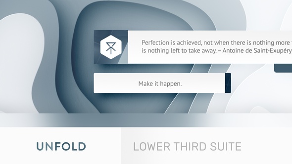 Unfold - Lower Third Suite