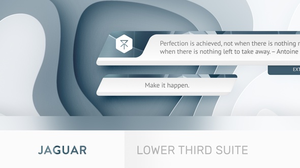 Jaguar - Lower Third Suite