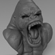 Gorilla Bust for 3dprint - 3DOcean Item for Sale