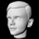 Teenager Head Low Poly Base Mesh - 3DOcean Item for Sale
