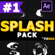 Cartoon Liquid Splashes | After Effects - VideoHive Item for Sale
