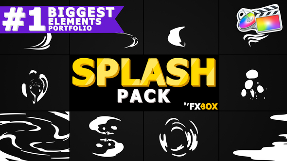 Cartoon Liquid Splashes | FCPX alt