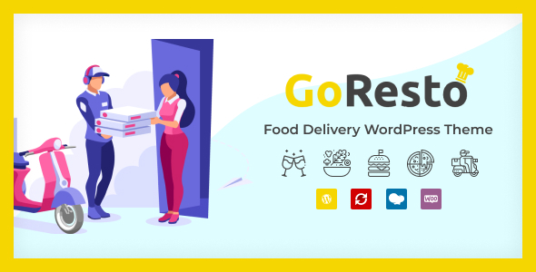 GoResto - Restaurant Food Delivery WordPress Theme