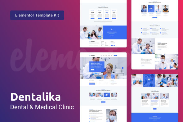 Dentalika — Dental Clinic & Medical Health Elementor Template Kit