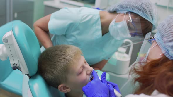 Boy at Dentist's Session