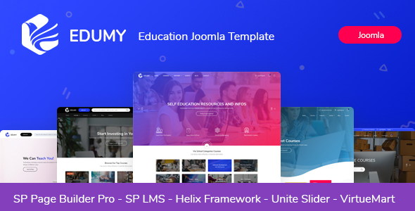 Edumy - LMS Online Education Course Joomla Template