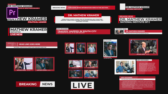 News Minimal Lower Thirds