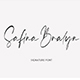Safina Bralyn Signature Font - GraphicRiver Item for Sale