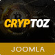 Cryptoz - Bitcoin & Cryptocurrency Joomla Template - ThemeForest Item for Sale