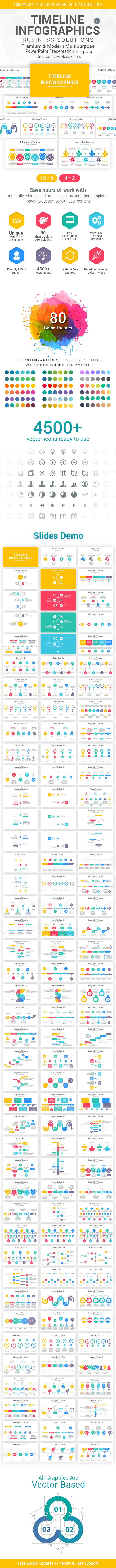 Timeline Infographics-Diagrams PowerPoint Template