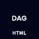 Dag - Premium Creative HTML Template - ThemeForest Item for Sale