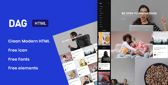 Dag - Premium Creative HTML Template