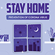 Stay Home - GraphicRiver Item for Sale