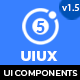 UIUX 5 in 1 -  Ionic 5 / Angular 8 Design Components, Screens, Code Snippets, App Skins & Mini Apps - CodeCanyon Item for Sale