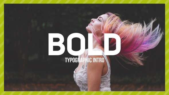 Bold Typo -Typographic Intro