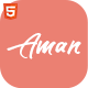 Aman — Multipurpose Landing Page Template - ThemeForest Item for Sale